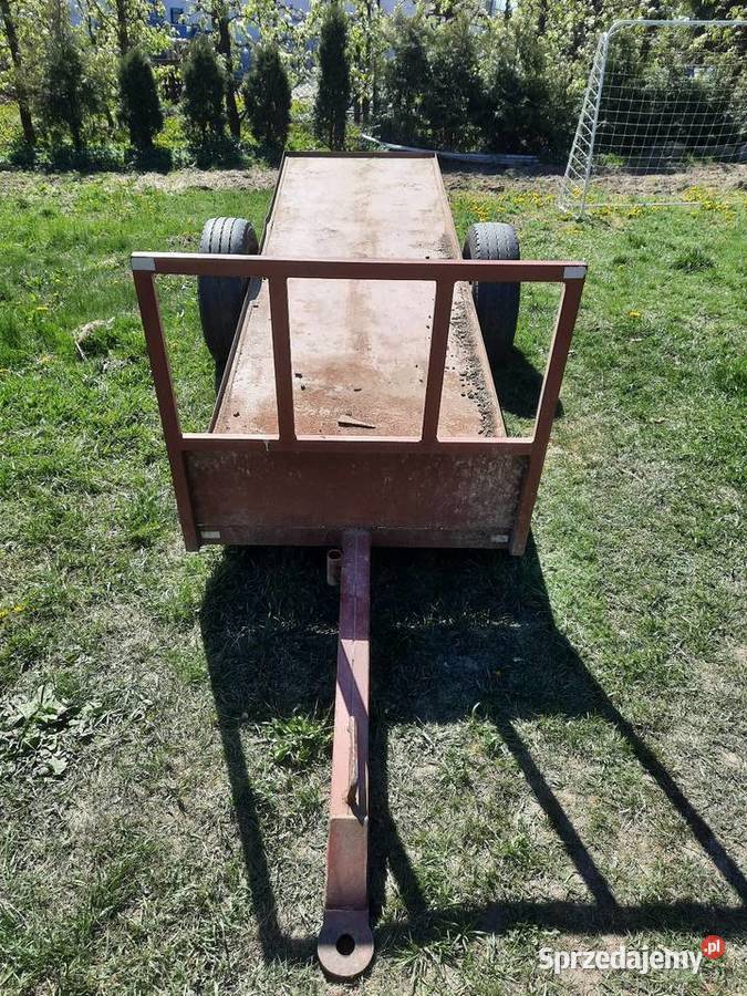 Przyczepa sądownicza na 3 skrzyniopalety mazowieckie Wilga sprzedam