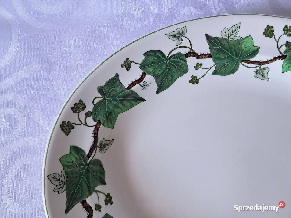 Wedgwood Napoleon Ivy owalny półmisek patera 325 Porcelana i szkło Strzelce Krajeńskie