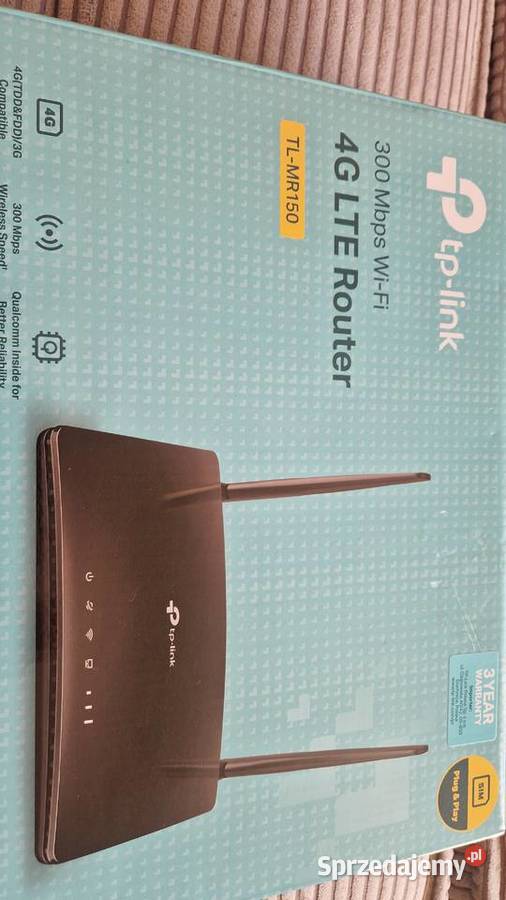 Router TPLink 4G LTE TLMR150 nowy Media Markt Gorzów Wielkopolski sprzedam