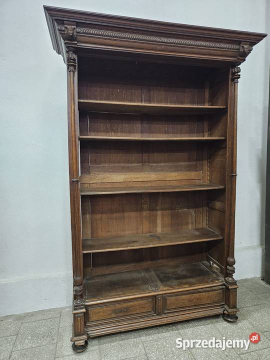 Regał neorenesansowy biblioteczka sprzedam