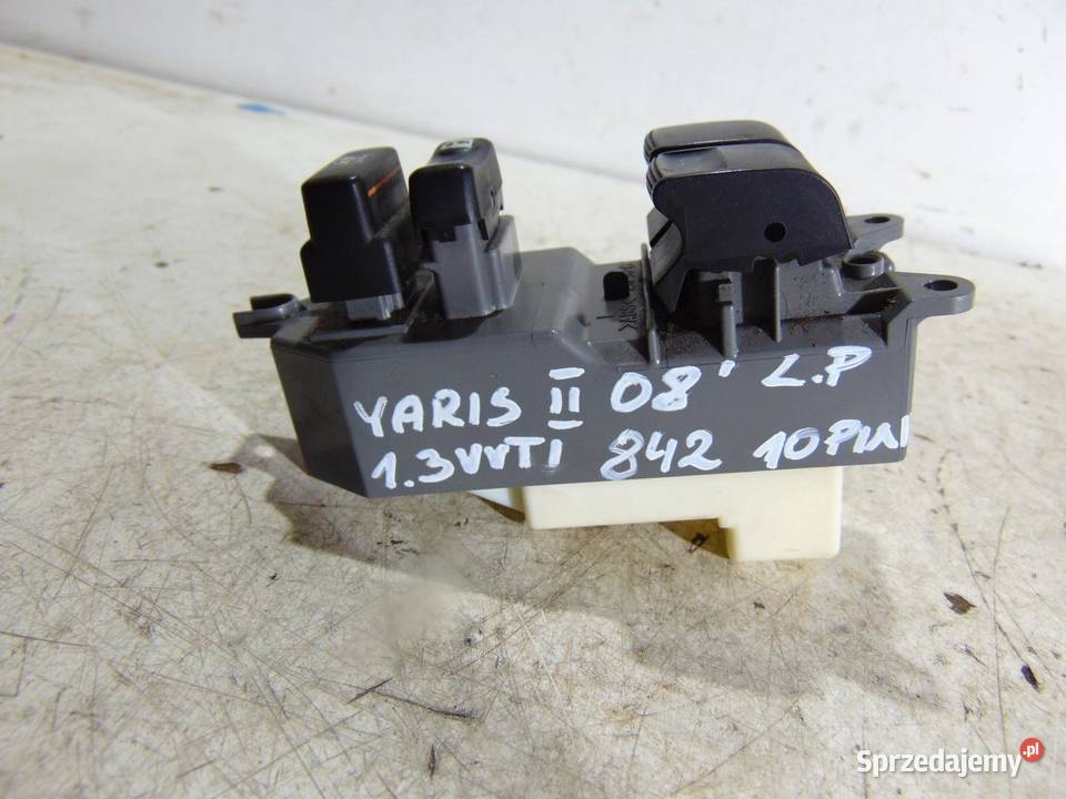 PANEL PRZYCISKI SZYB LEWY PRZÓD 10 PIN TOYOTA osobowe