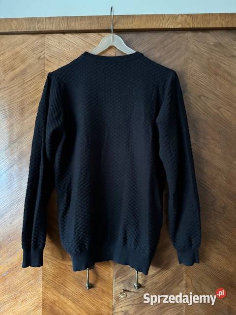 Sweter męski M Carry czarny we wzór jednolity śląskie Częstochowa
