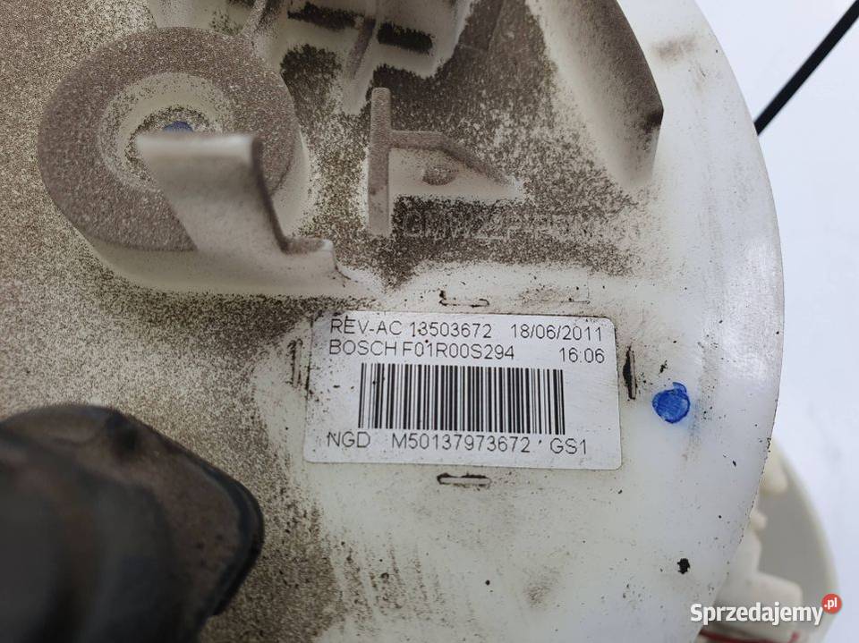 POMPKA PALIWOWA CHEVROLET CRUZE 13503672 osobowe kujawsko-pomorskie Lipno