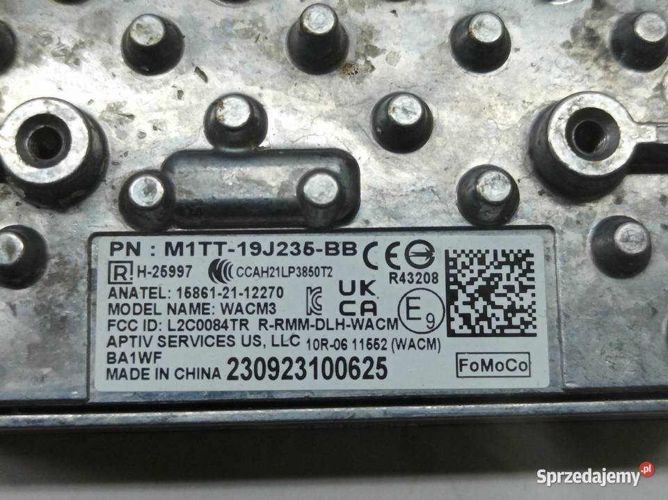 MODUŁ ŁADOWARKA INDUKCYJNA M1TT19J235BB Ford sprzedam
