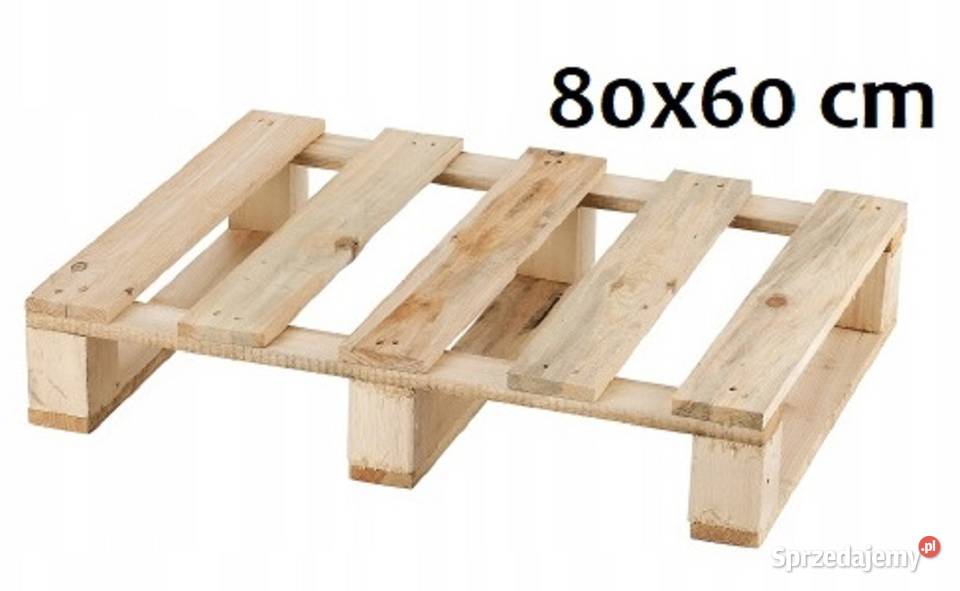 Paleta 80x60 do transportu drewniana półpaleta Skawina