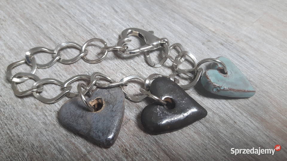 Bransoletka ceramiczna ręcznie wykonana Otwock