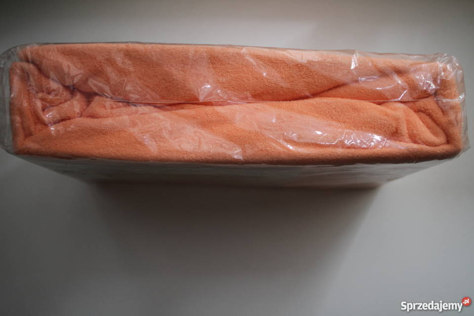 Pomarańczowe prześcieradło duże 180x200 frotte Toruń