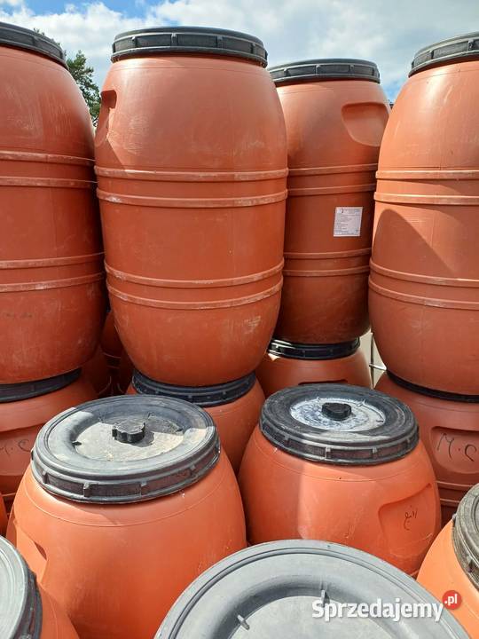 Beczki plastikowe 220l z deklem Czosnów