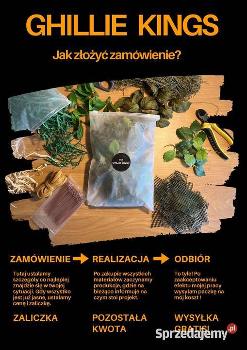 Wykonam Viperhood Ghillie Kings Suit ASG Górzno sprzedam