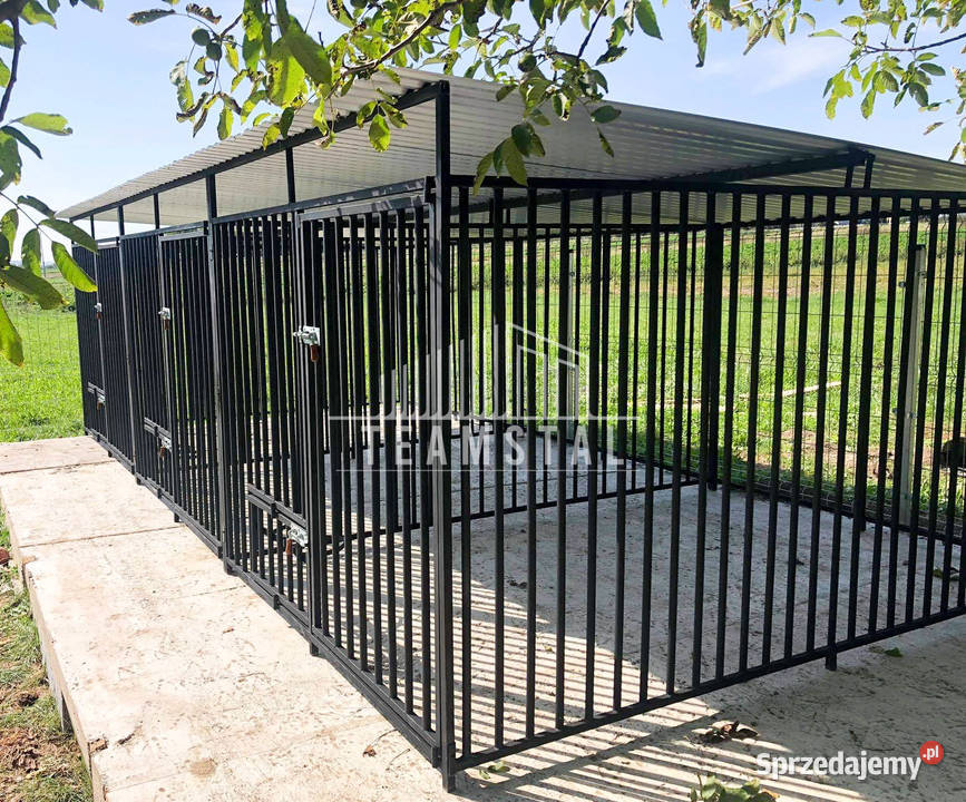 Kojec Psa 3w1 6x2m Klatka XXL 3 stanowiska TS657 Dla psów Kraków