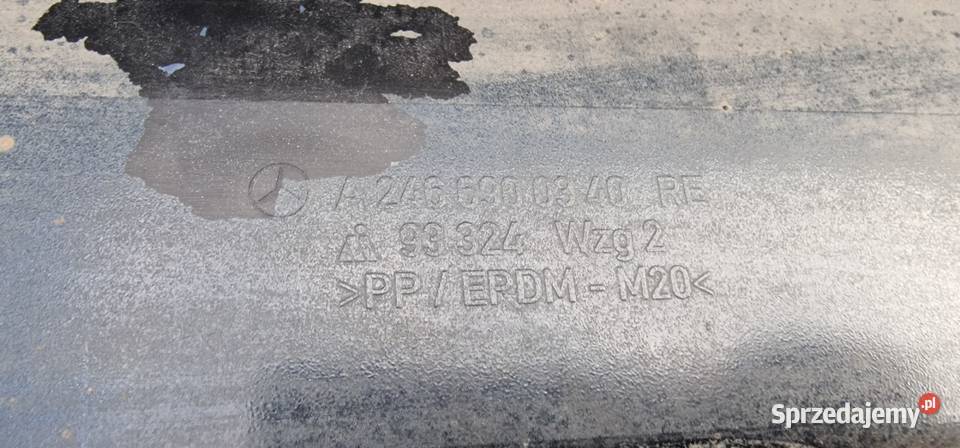 BKLASA W246 LISTWA PROGOWA NAKŁADKA PRÓG listwy boczne Bieleń