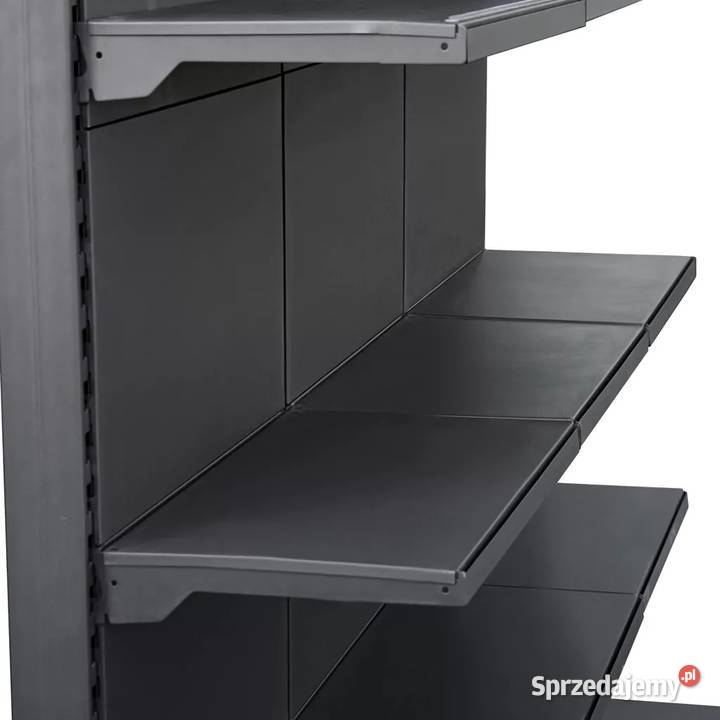 Regał sklepowy ABM przyścienny METALOWY 210x192 Chmielów