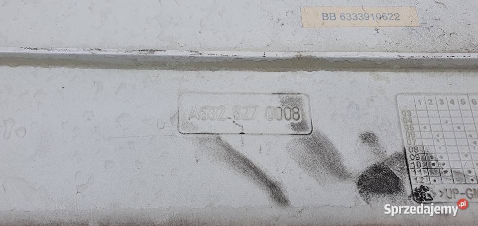 SETRA S400 GTHD GT MASKA PAS PRZÓD GRILL Bieleń