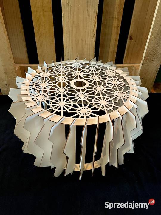 Abażur drewniany lampa dekoracyjna Mira