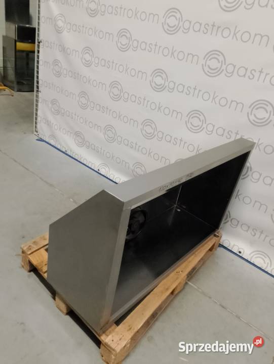 Okap przyścienny trapezowy 120x70x40 bez łapaczy