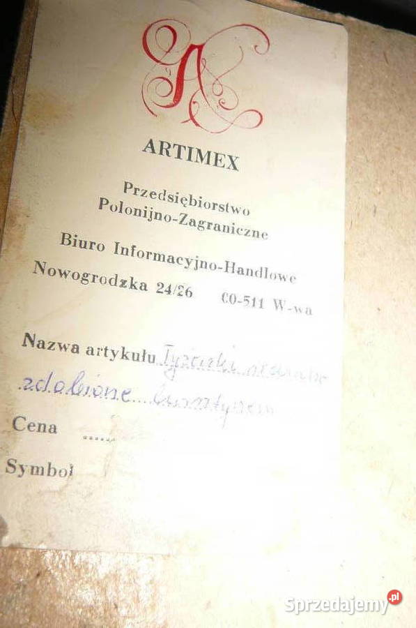 łyżeczki srebrzone z bursztynem PRL Wrocław