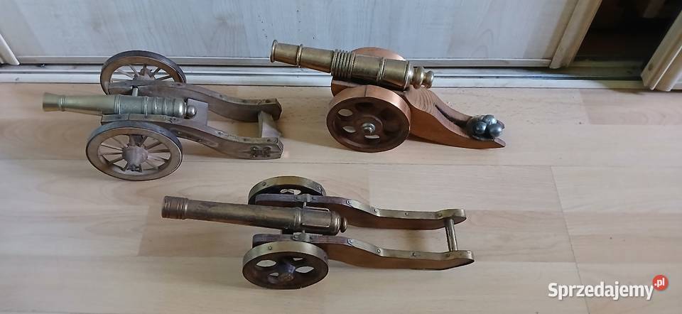 Armatki mosiężne kolekcja Militaria Kraków