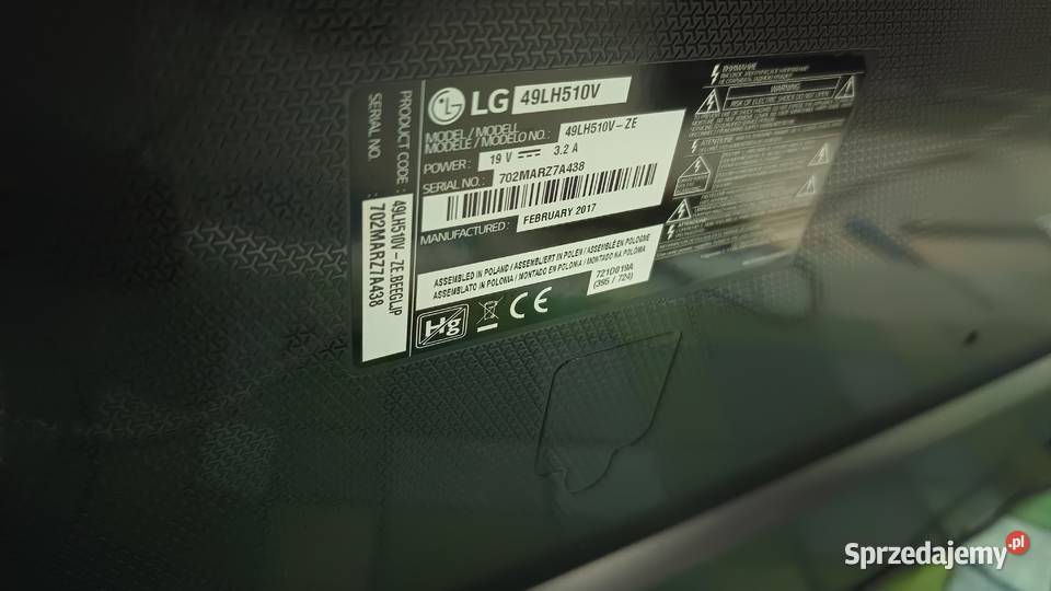 płyta głowna lg 49lh510v49lh5100 Poznań