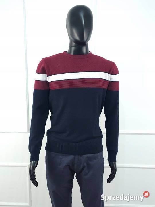 Sweter meski w paski L XL XXL Poznań sprzedam