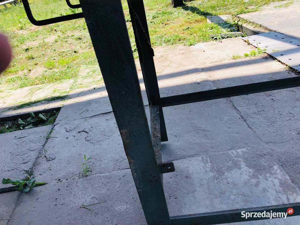 Stół warsztatowy metalowy falbanek 190 x 58 Justynów