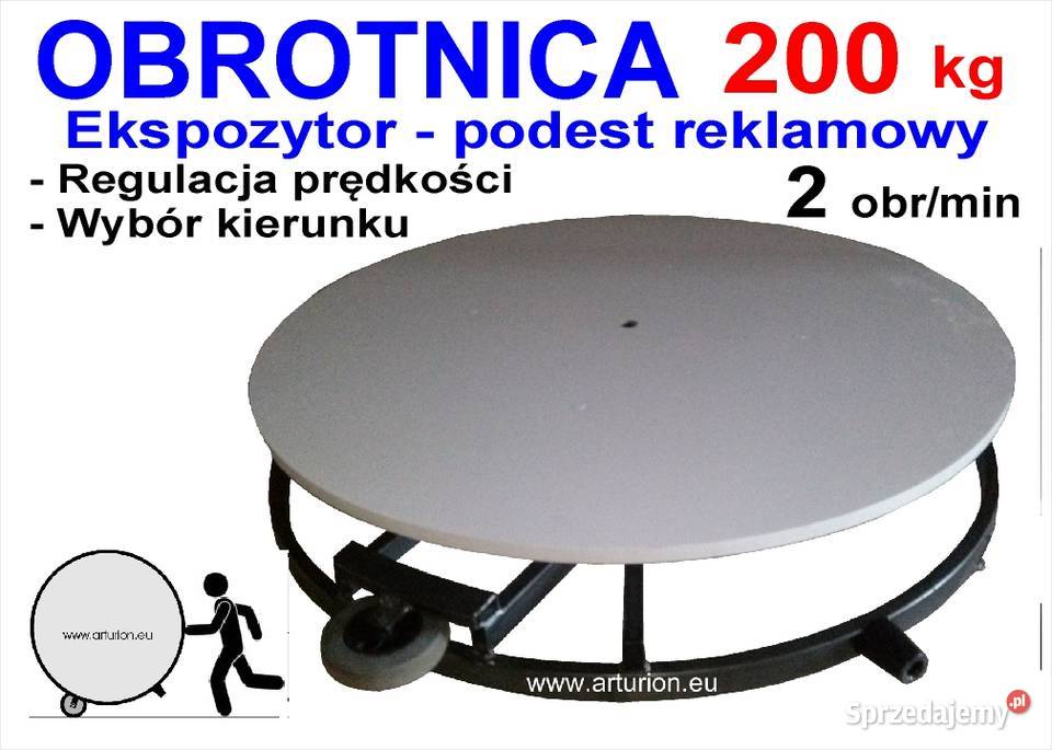 Podest obroptowy Ekspozytor Obrotnica 200