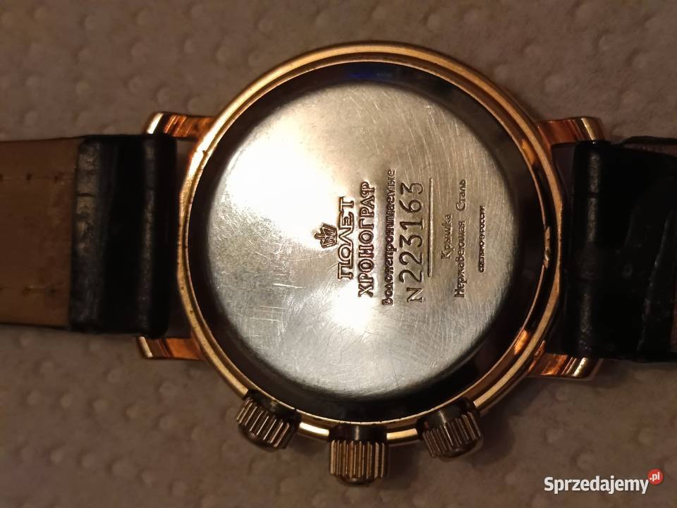 Unikatowy Zegarek Poliot Chronograf Kirowski Zegarki, tarcze i wskaźniki