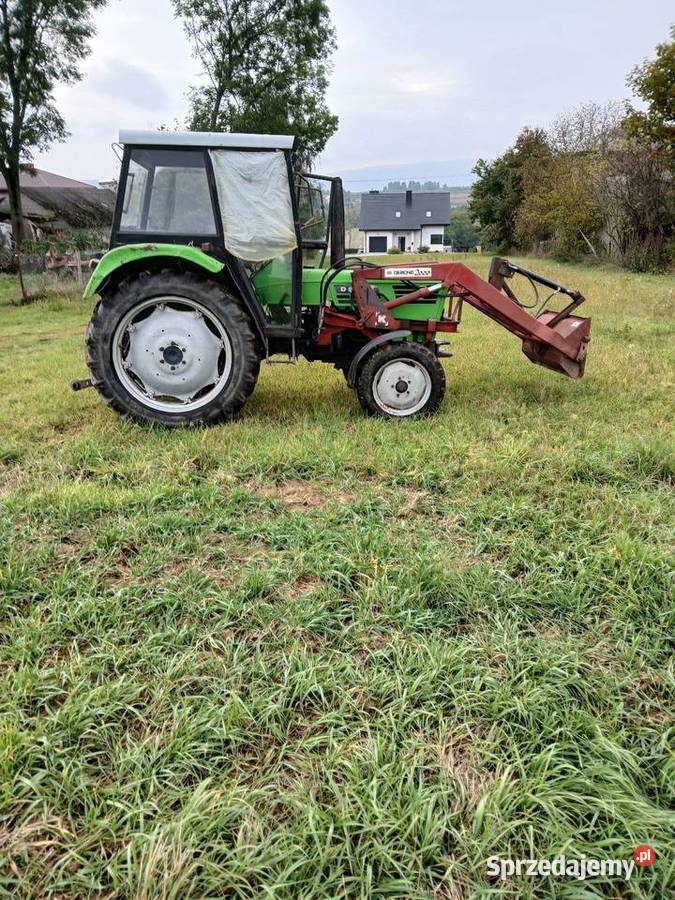 Deutz 5206 z turem ładowaczem Chybice