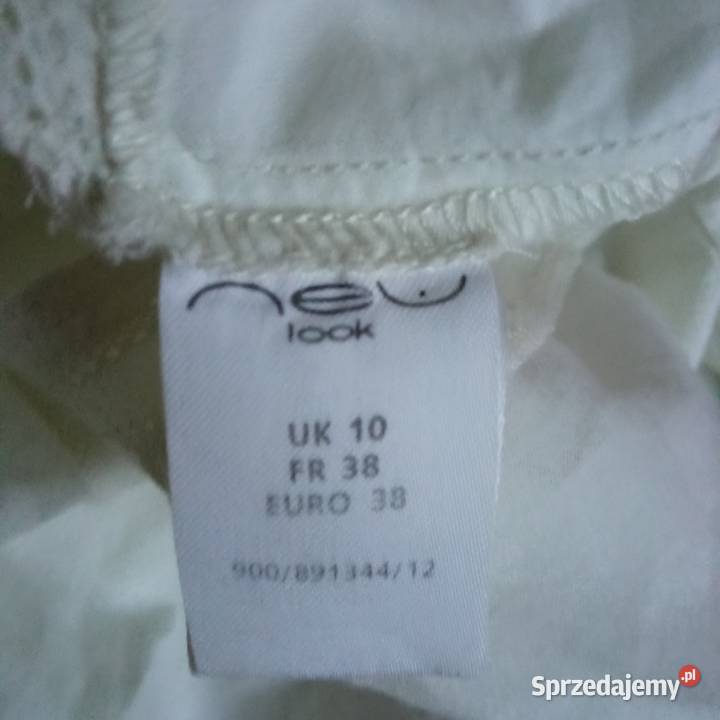 Look kremowa bluzka damska z długim rękawem r Rozmiar 38(M) Koszalin