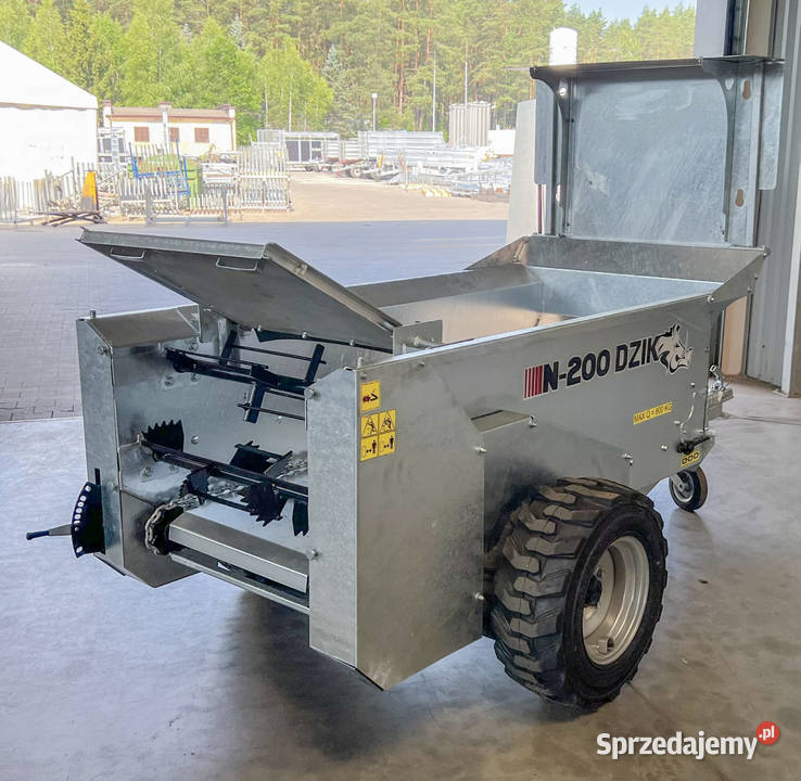 Rozrzutnik obornika Dzik 800 CynkoMet mini