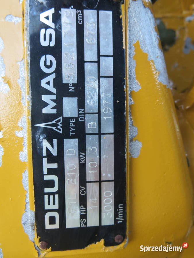 AGREGAT PRĄDOTWÓRCZY ROHEICO DEUTZ F1L210D Wąchock