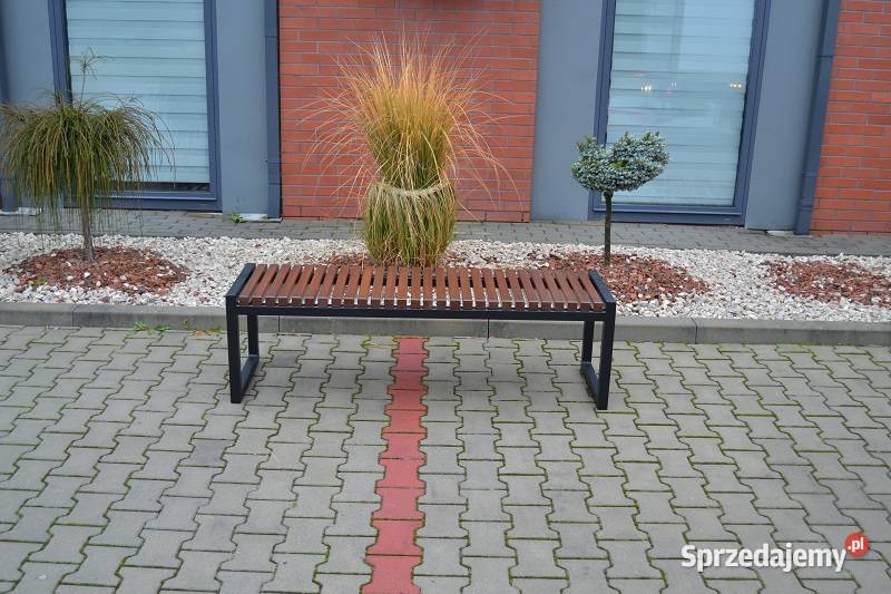 Ławka Parkowa bez oparcia Ogrodowa Miejska Siechnice