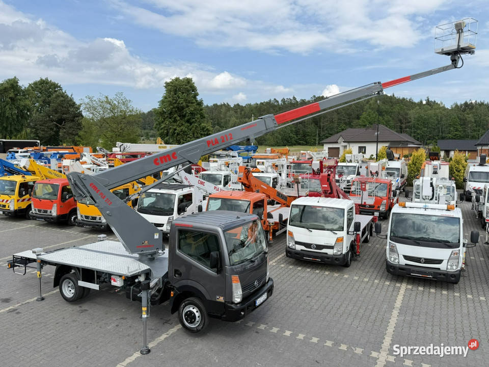 Renault Maxity Podnośnik Koszowy 21m CMC PLA 212 świętokrzyskie Widełki