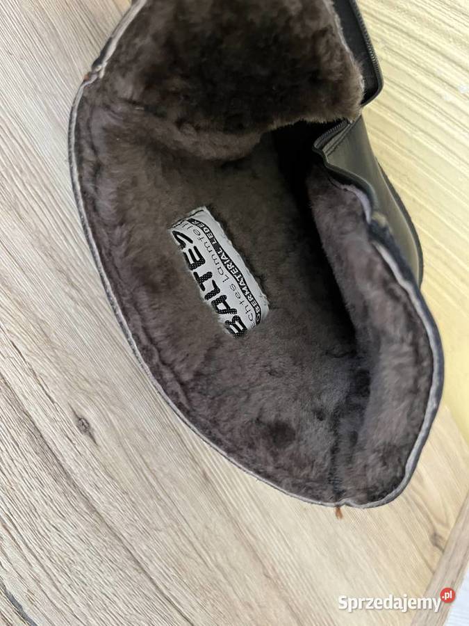 Baltes skórzane buty męskie Lammfell