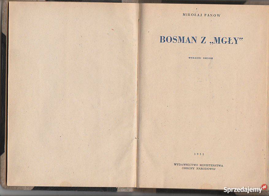 7548 BOSMAN Z MGŁY MIKOŁAJ PANOW sprzedam