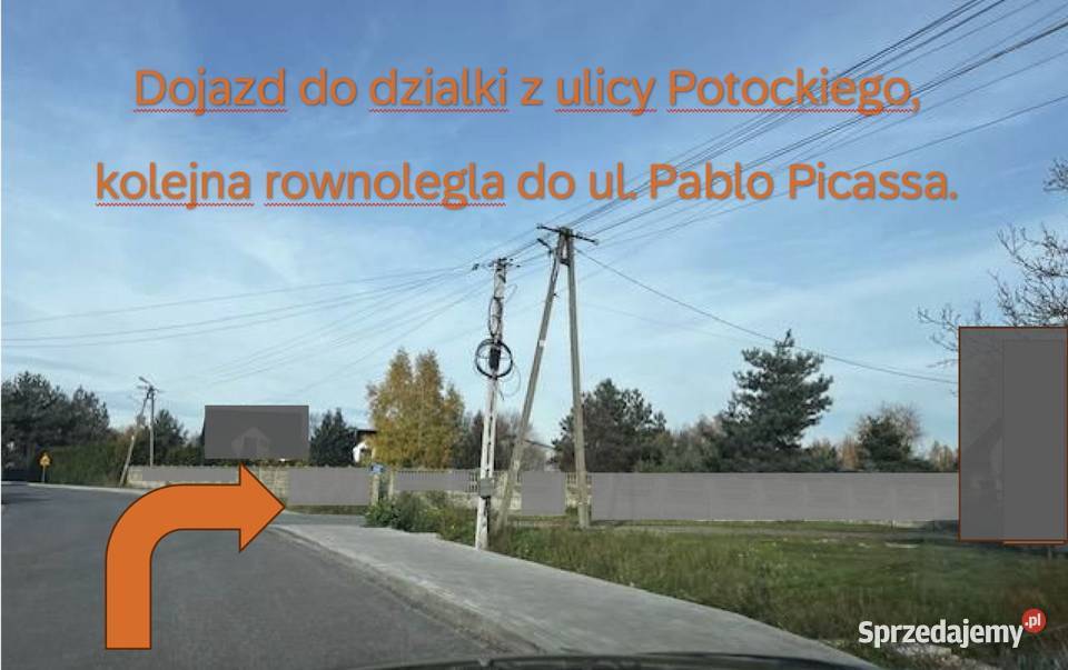 Dzialka budowlana 7 CPK Port Polka PKP okazja 240zł/m2 Sprzedaż