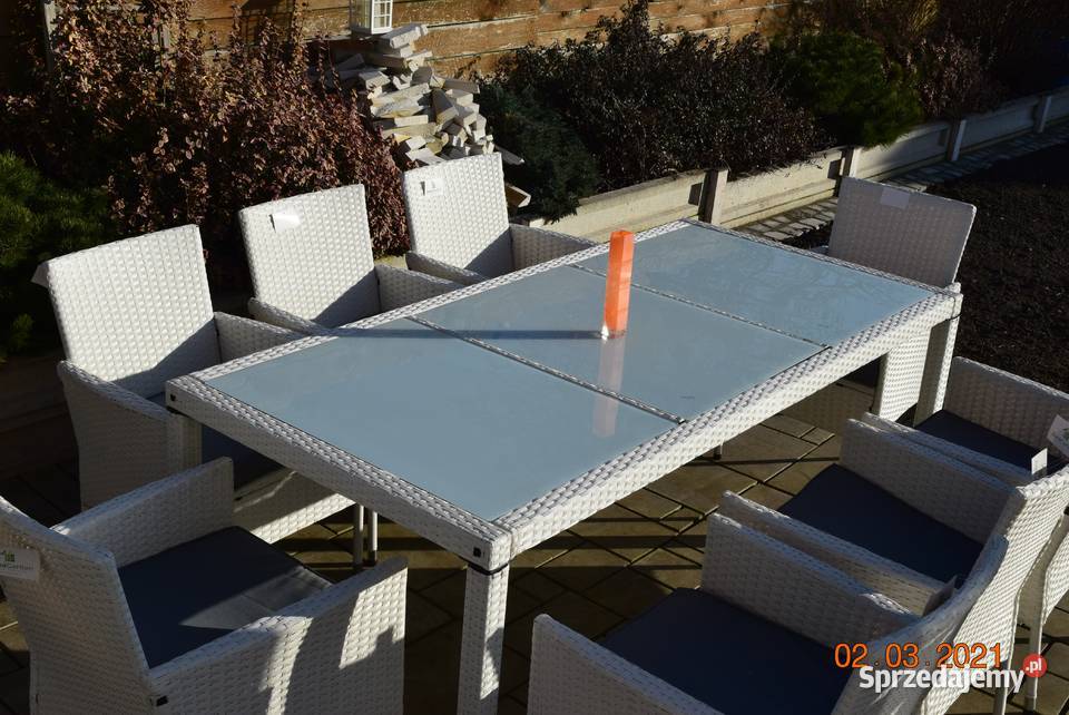 Meble ogrodowe zestaw technorattan 18 rattan Bosutów sprzedam