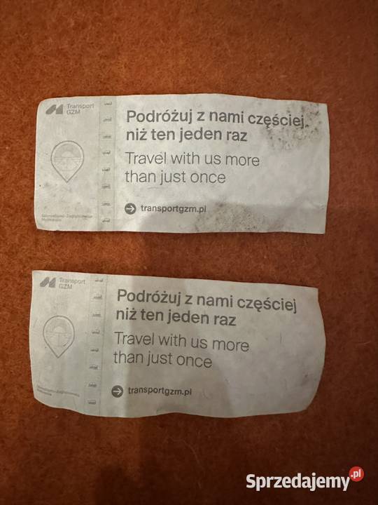 Bilety Transport GZM 20 minut normalny ulgowy Pozostałe Antyki, Sztuka, Kolekcje Zabrze