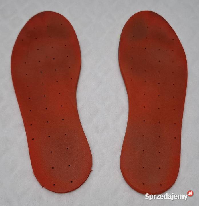 Wkładki do butów dziecięce 21 4mm czerwone Czeladź