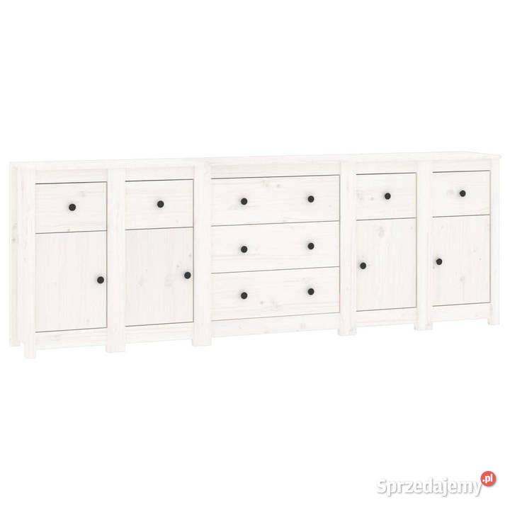 Szafka biała 230x35x80 lite drewno sosnowe sprzedam