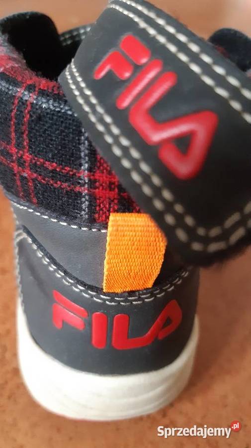 FILA BARTEK botki zimowe dziecka skóra Końskie