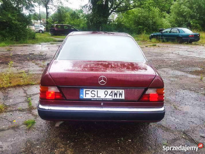 Mercedes c124 Coup 23 piękny unikatowe bordowe Poznań sprzedam