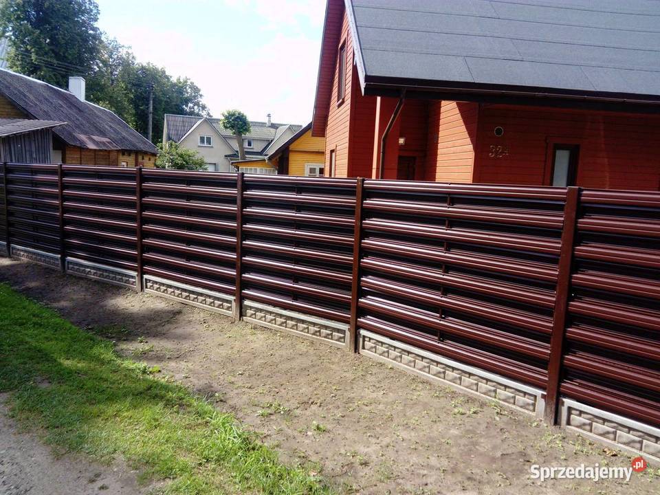 Blachtex Sztachety metalowe metal Ogrodzenia i bramy Przeworsk