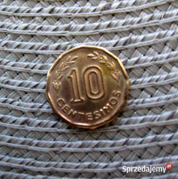 Urugwaj 10 Centesimos 1976r Ładna Kalisz