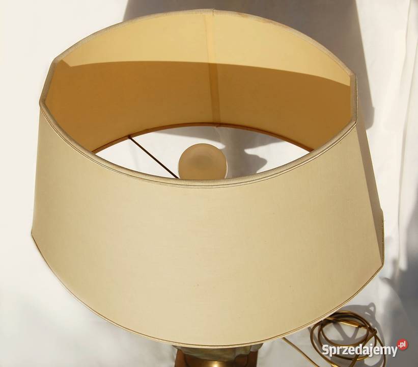 Klasyczna mosiężna lampa stołowa klasycyzm Lampy stołowe i nocne Lublin