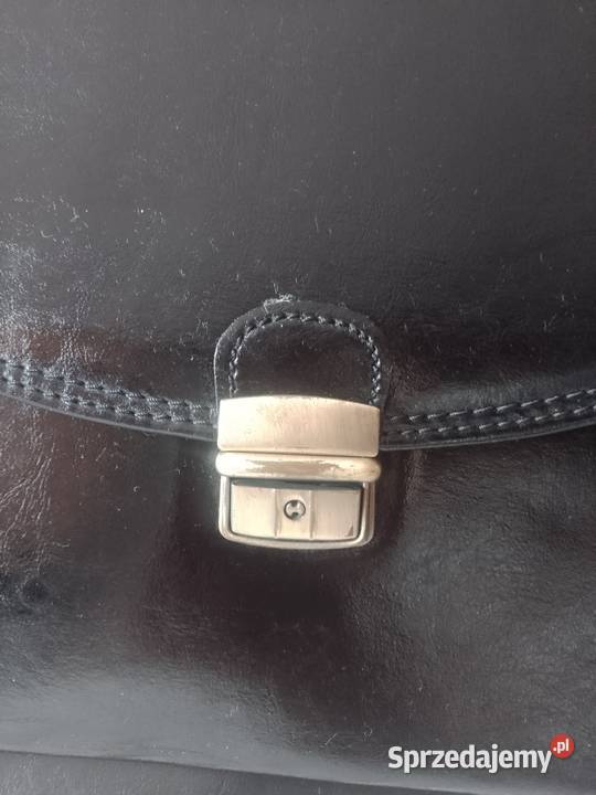 Real Leather Skórzana teczka aktówka torba do Galanteria i dodatki Kraków