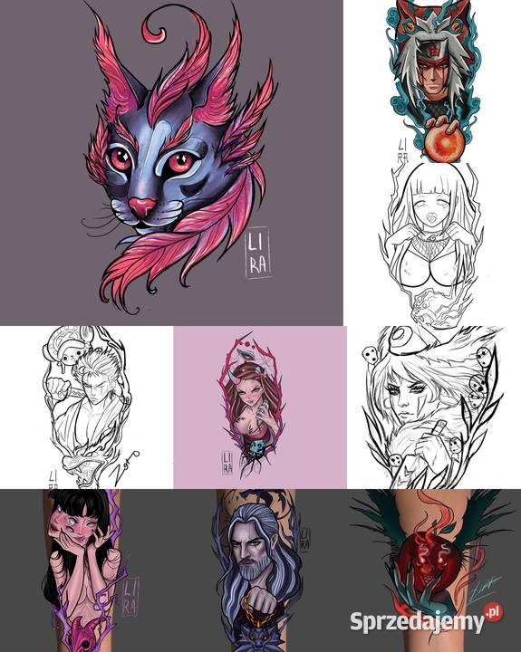 Projekty tatuażu na zamówienie Pozostałe Szczecin