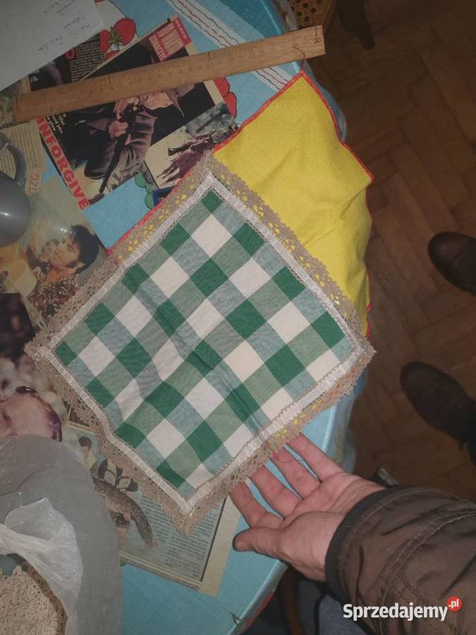 Ściereczki chusty serwetki ręcznie robione Warszawa