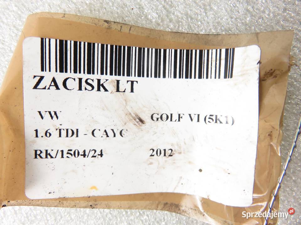ZACISK LEWY TYŁ VW GOLF VI 16 TDI osobowe