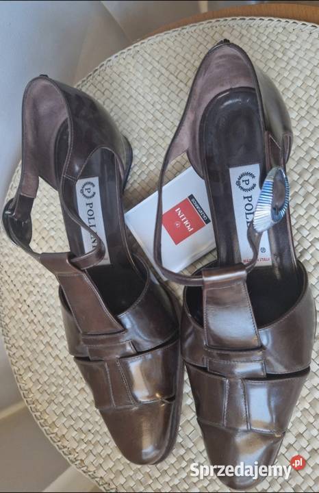 Nowe buty marki Pollinidamskie wizytowe skóra Lublin
