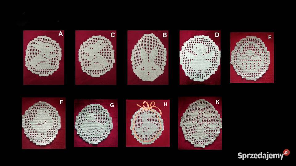 Duże piękne ozdoby wielkanocne zachodniopomorskie Chojna